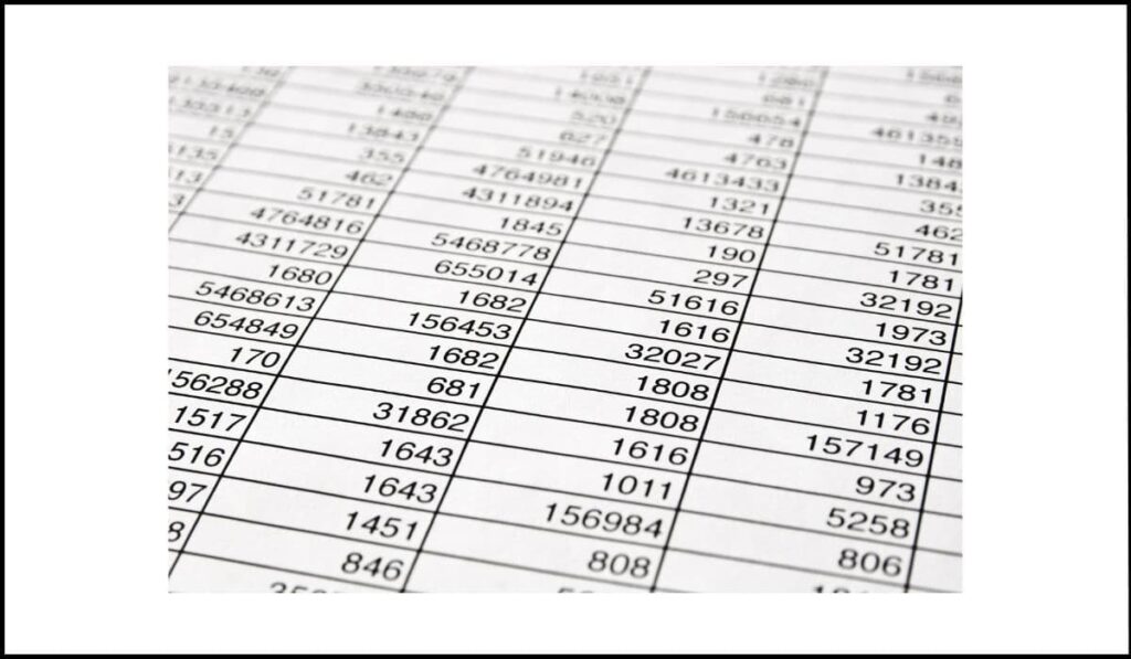 Tabla con espacios en blanco utilizados incorrectamente para formatear columnas, lo que afecta la accesibilidad web según WCAG 2.1.