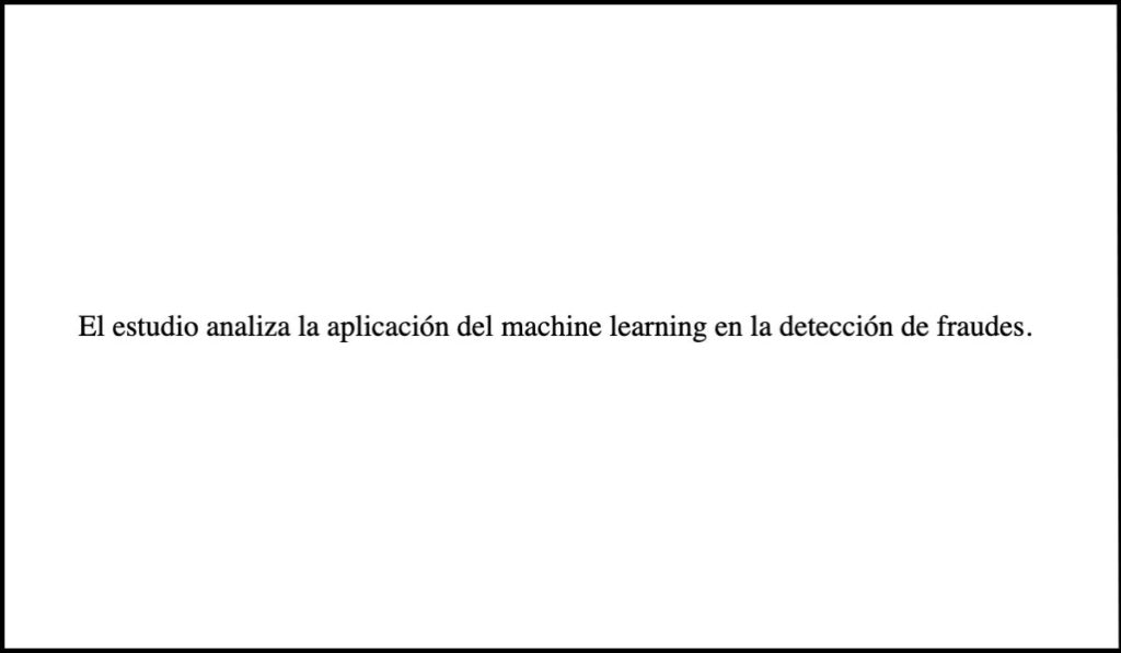 Texto que menciona 'machine learning' sin proporcionar un enlace o definición accesible del término técnico.